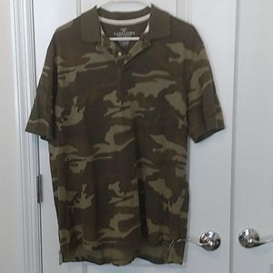 FADED GLORY MAN'S CAMO POLO SHIRT.